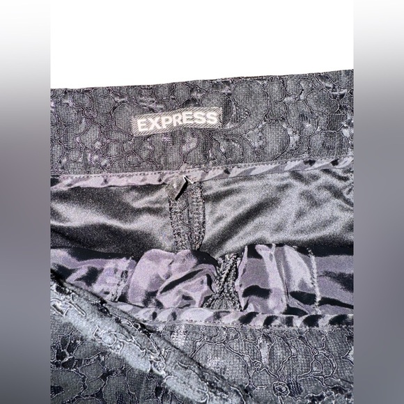 Express Black High Waist Women's Shorts - Picture 3 of 3